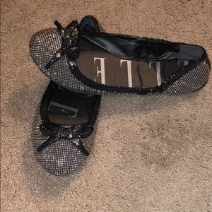 Sparkly flats
